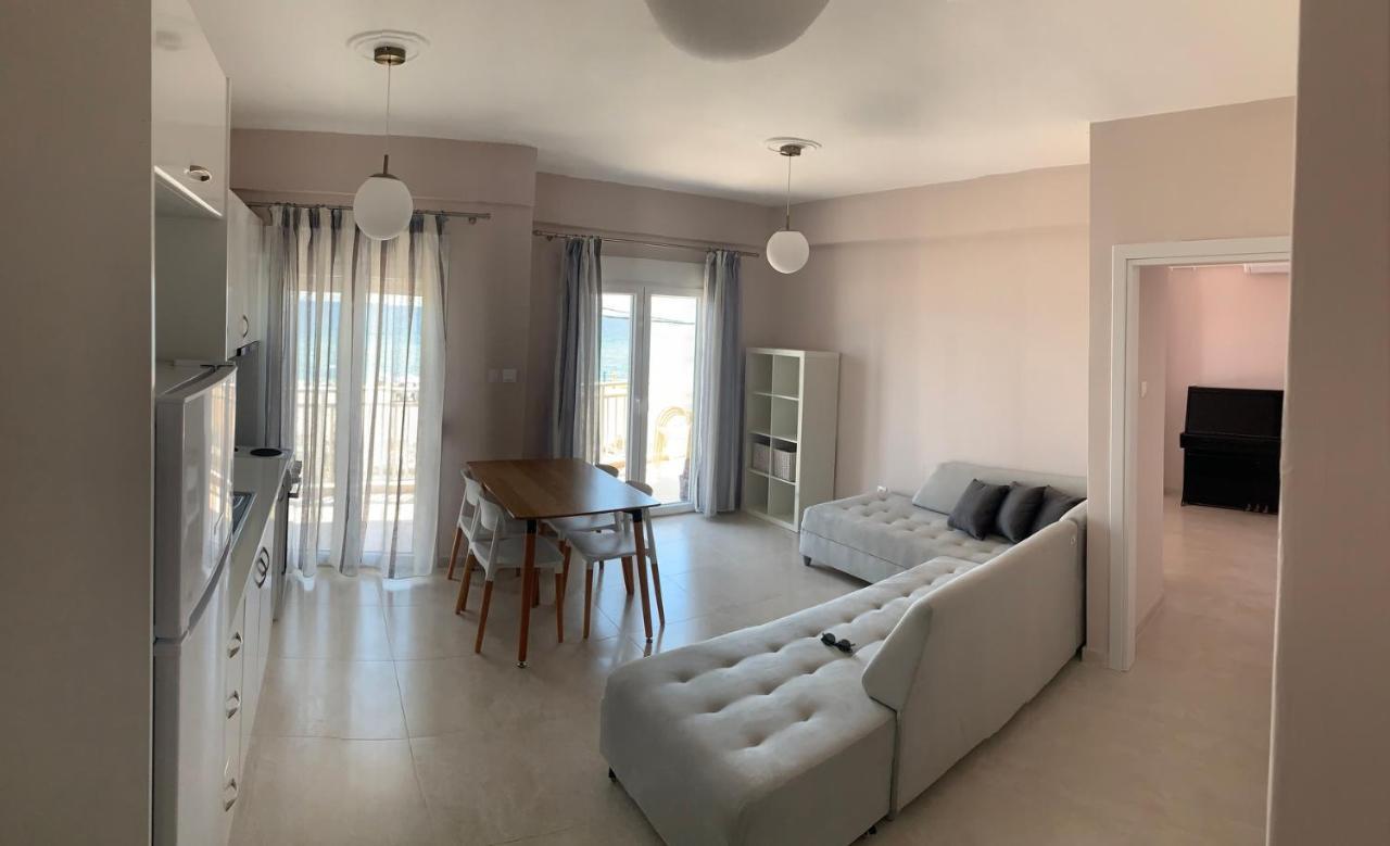 "Breeze" Front To The Sea - Hakidiki Villa Flogita Buitenkant foto